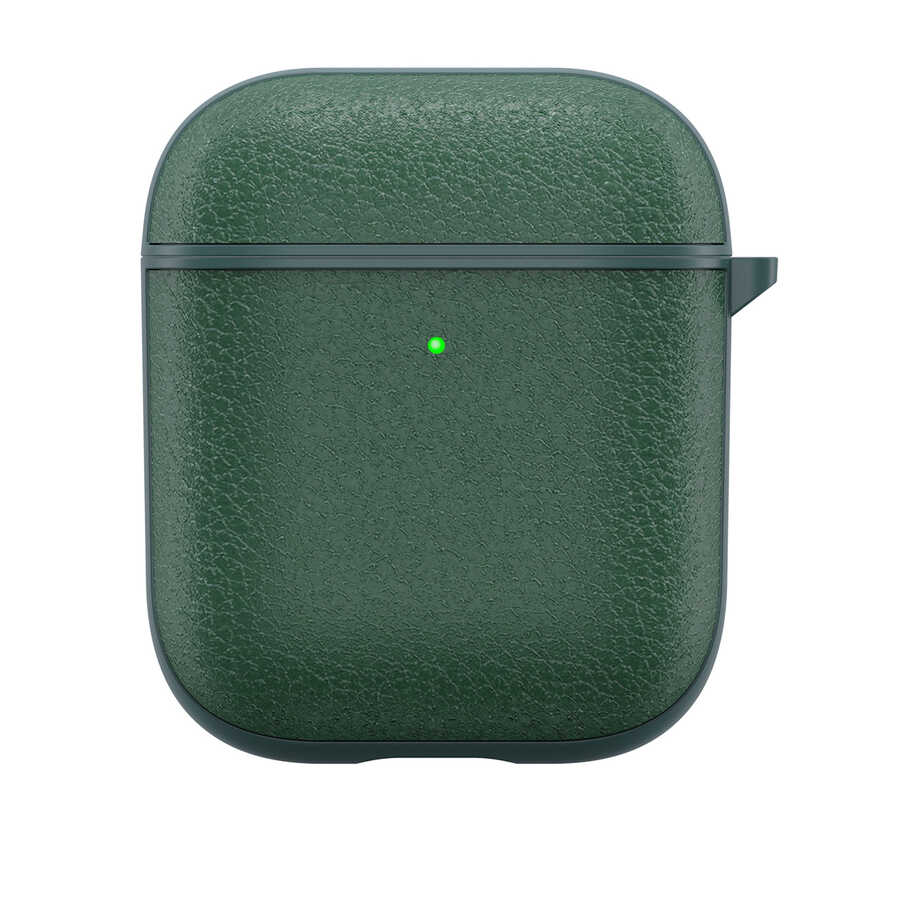 Apple Airpods Uyumlu Kılıf Wiwu Calfskin Kılıf