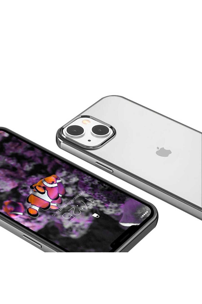 [RNZ-TA58988] Apple iPhone 13 Mini Uyumlu Kılıf Zore Pixel Kapak (Siyah)