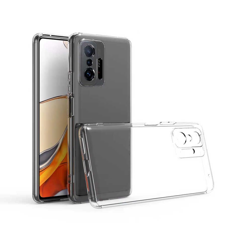 [RNZ-TA59330] Xiaomi Mi 11T Pro 5G Uyumlu Kılıf Zore Kamera Korumalı Süper Silikon Kapak