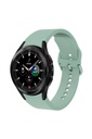 Samsung Galaxy Watch 4 Classic 42mm Uyumlu Kordon Silikon Spor Görünümlü Esnek Yumuşak KRD-50 Kayış