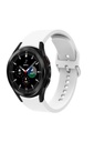 Samsung Galaxy Watch 4 44mm Uyumlu Kordon Silikon Spor Görünümlü Esnek Yumuşak KRD-50 Kayış