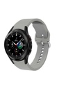 Samsung Galaxy Watch 4 44mm Uyumlu Kordon Silikon Spor Görünümlü Esnek Yumuşak KRD-50 Kayış