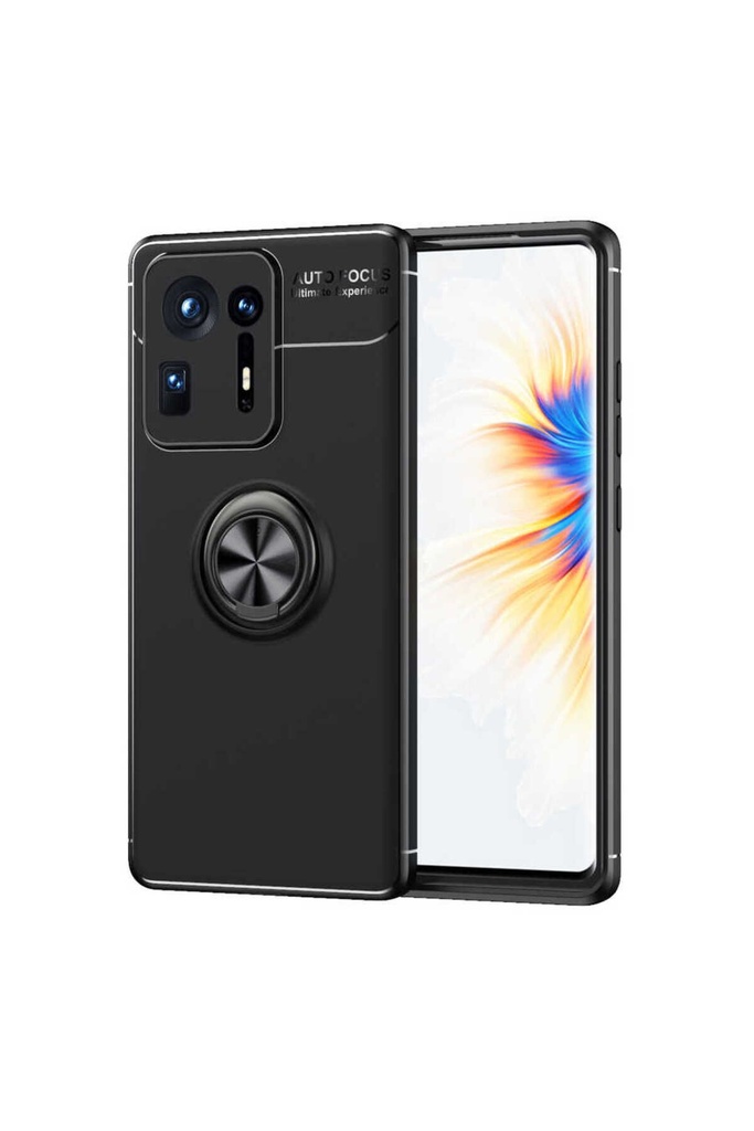 [RNZ-TA59373] Xiaomi Mi Mix 4 Uyumlu Kılıf Zore Ravel Silikon Kapak (Siyah)