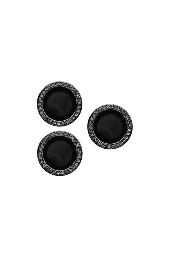 [RNZ-TA97035] Apple iPhone 15 Pro Max Uyumlu Zore CL-06 Kamera Lens Koruyucu (Siyah)