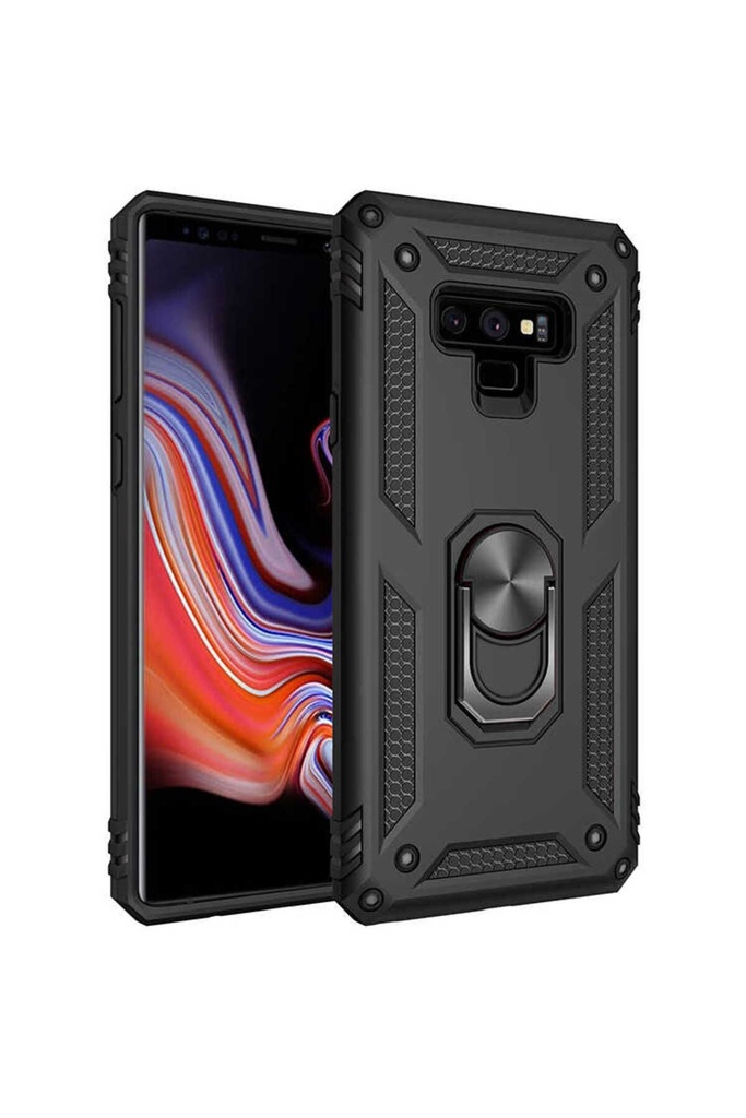 [RNZ-TA59410] Samsung Galaxy Note 9 Uyumlu Kılıf Zore Vega Kapak (Siyah)