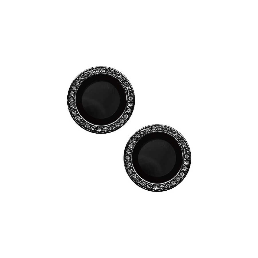 [RNZ-TA97032] Apple iPhone 15 Uyumlu Zore CL-06 Kamera Lens Koruyucu (Siyah)
