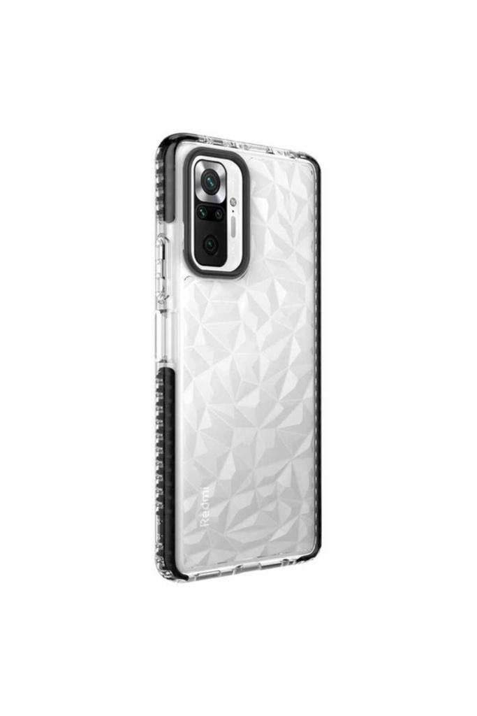 [RNZ-TA59448] Xiaomi Redmi Note 10 Pro Uyumlu Kılıf Zore Buzz Kapak (Siyah)