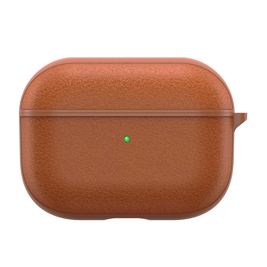 Apple Airpods Pro Uyumlu Kılıf Wiwu Calfskin Kılıf