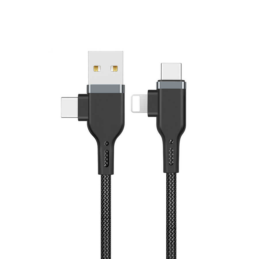 [RNZ-TA59707] Wiwu Platinum Serisi PT06 4 in 1 Kablo 0.3M