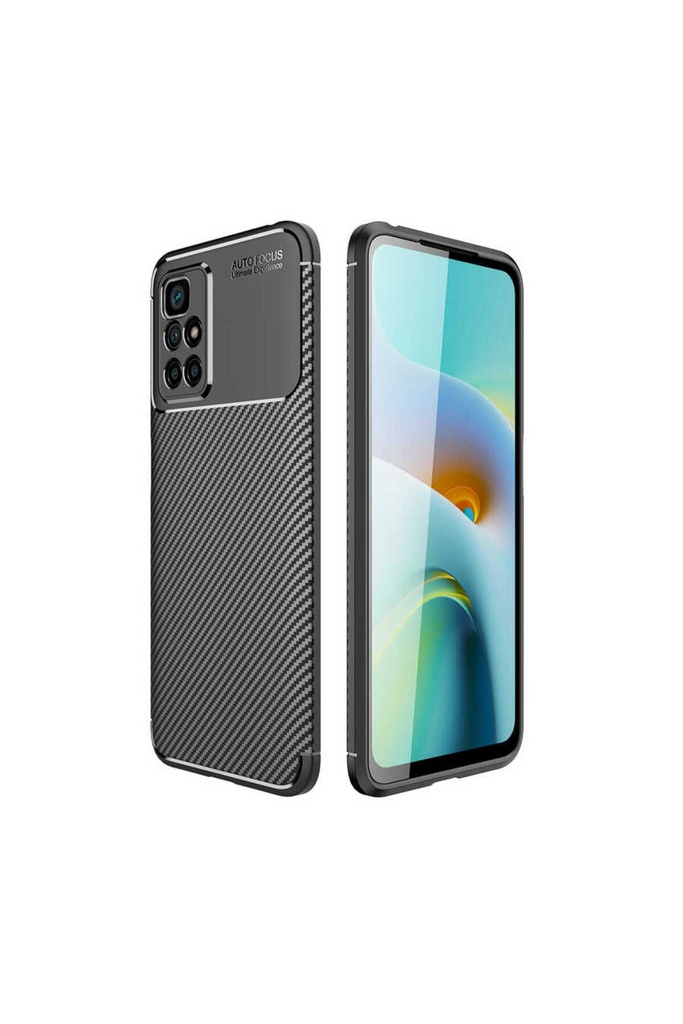 [RNZ-TA59764] Xiaomi Redmi 10 Uyumlu Kılıf Zore Negro Silikon Kapak (Siyah)