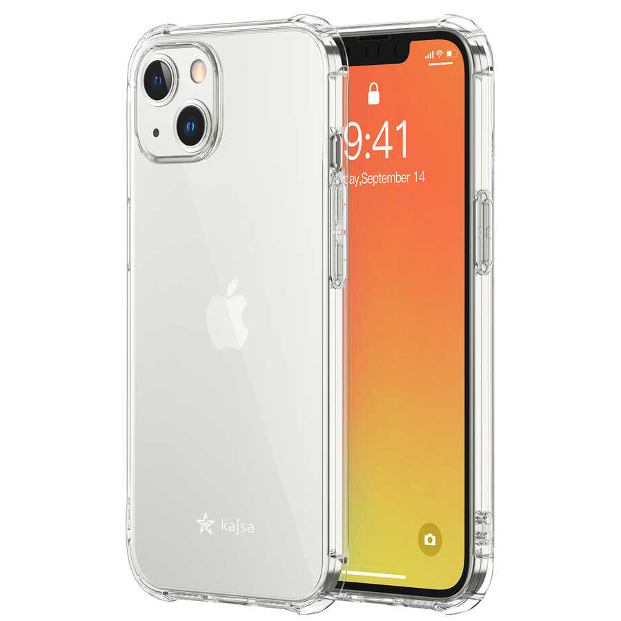 Apple iPhone 13 Uyumlu Kılıf Kajsa Transparent Kapak