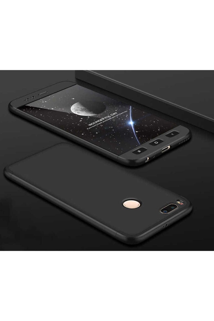 [RNZ-TA458] Xiaomi Mi 5x Uyumlu Kılıf Zore Ays Kapak (Siyah)