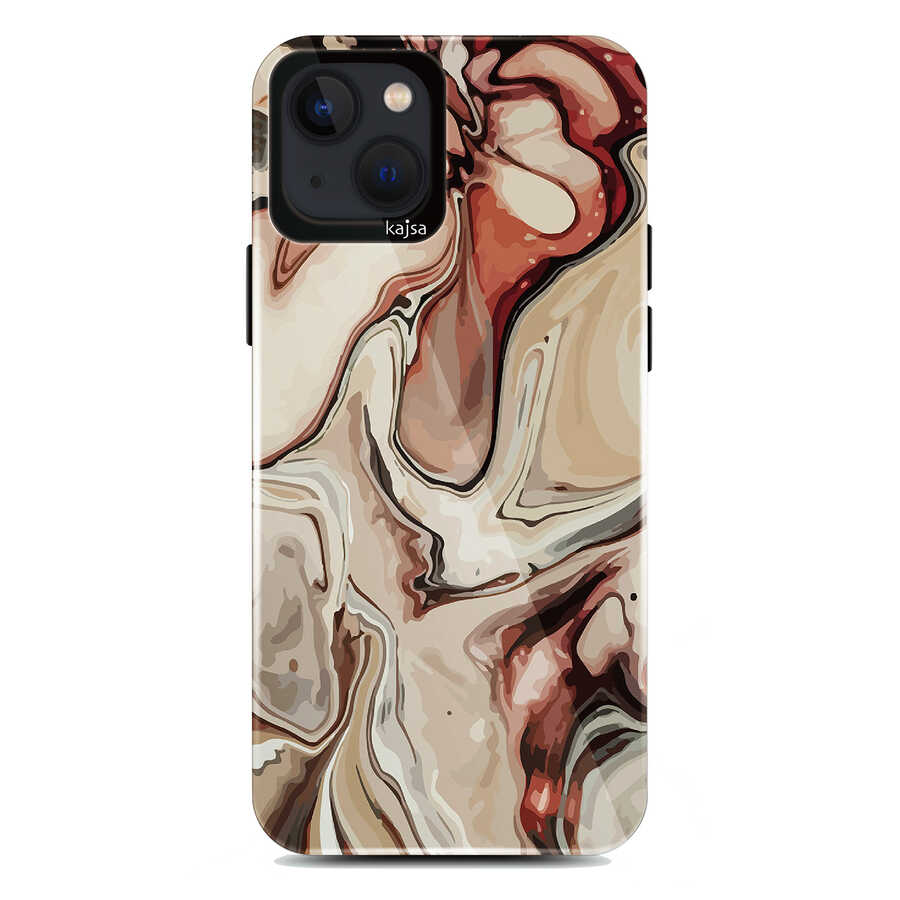 [RNZ-TA59871] Apple iPhone 13 Uyumlu Kılıf Kajsa Lava Kapak (NO1)