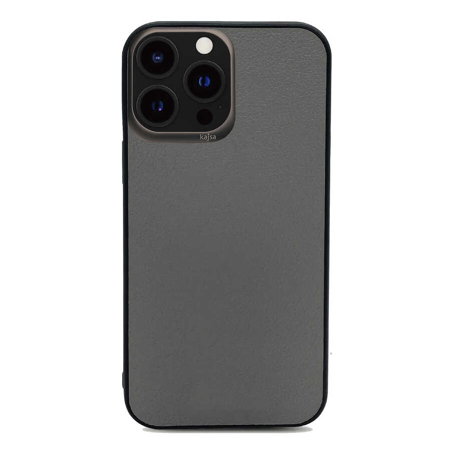 Apple iPhone 13 Pro Max Uyumlu Kılıf ​Kajsa Luxe Collection Hakiki Deri Kapak