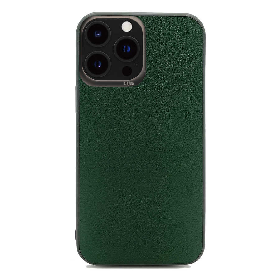 Apple iPhone 13 Pro Max Uyumlu Kılıf ​Kajsa Luxe Collection Hakiki Deri Kapak
