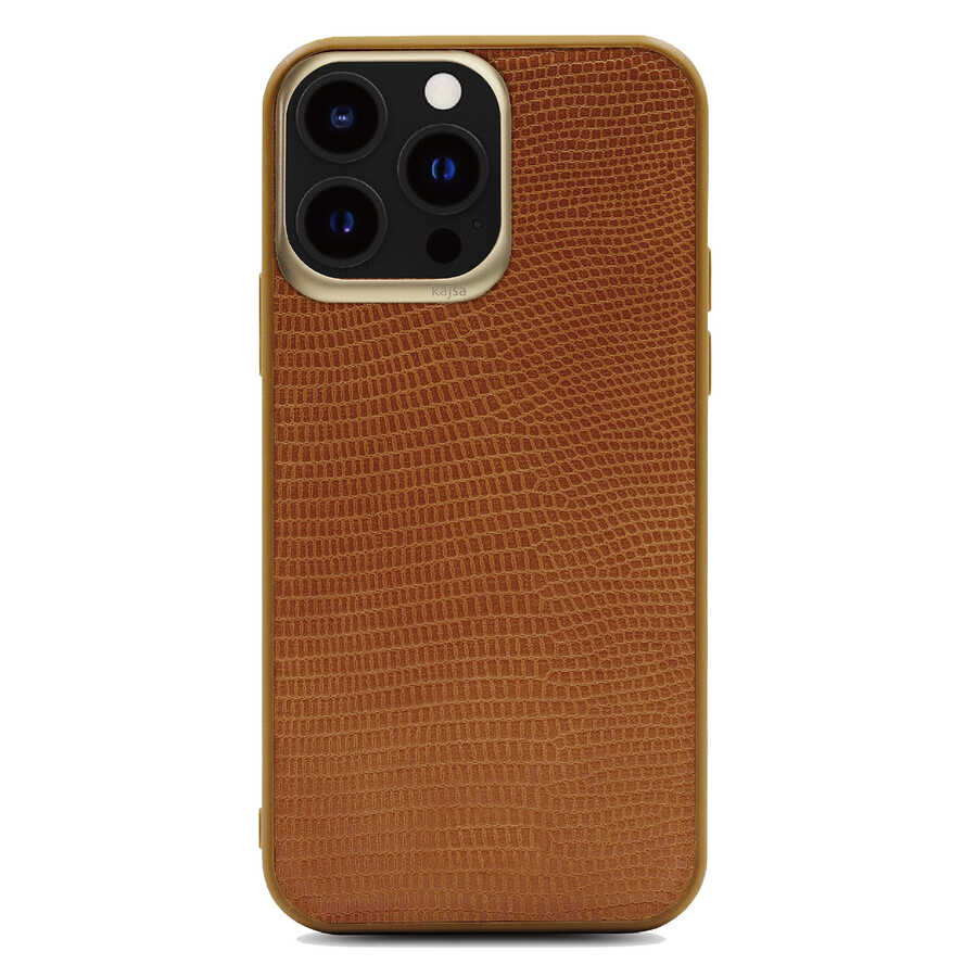 Apple iPhone 13 Pro Uyumlu Kılıf Kajsa Preppie Collection Pu Deri Kapak