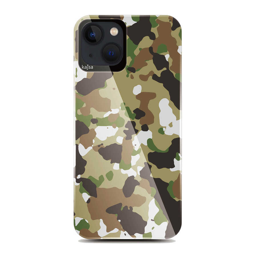 Apple iPhone 13 Uyumlu Kılıf Kajsa Camo Kapak