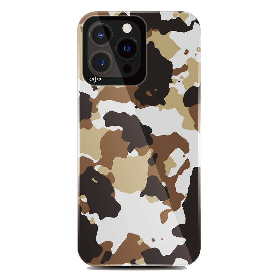 Apple iPhone 13 Pro Max Uyumlu Kılıf Kajsa Camo Kapak