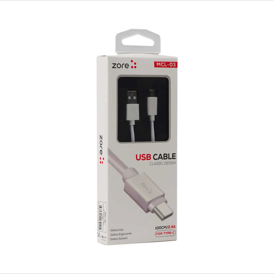 [RNZ-TA60002] Zore MCL-03 Type-C Usb Kablo