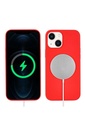 Apple iPhone 13 Uyumlu Kılıf Zore Silksafe Wireless Kapak