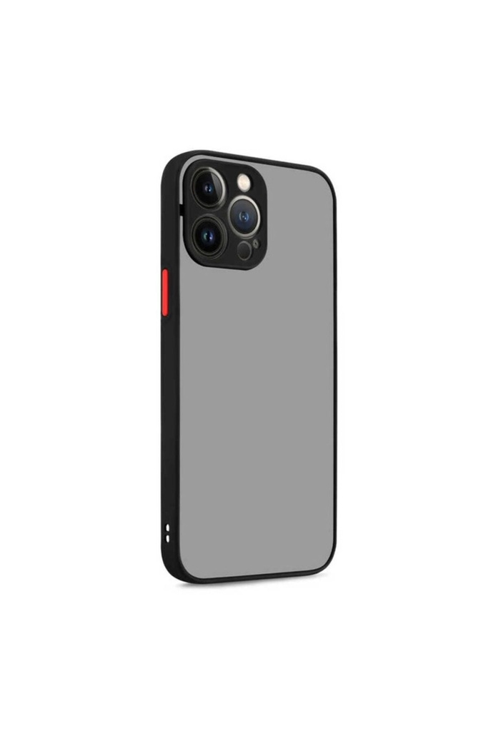 [RNZ-TA60311] Apple iPhone 13 Pro Uyumlu Kılıf Zore Hux Kapak (Siyah)