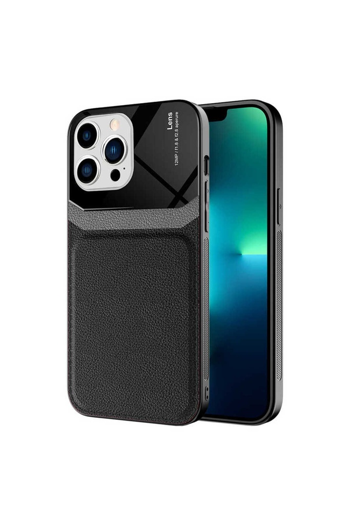 [RNZ-TA60258] Apple iPhone 13 Pro Max Uyumlu Kılıf ​Zore Emiks Kapak (Siyah)