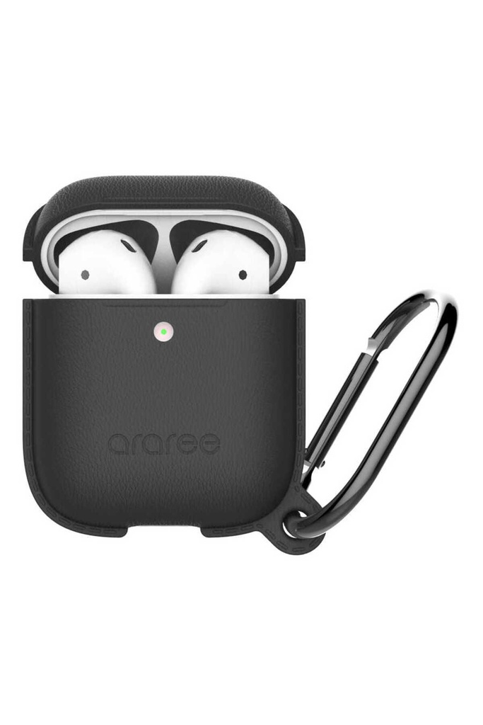[RNZ-TA60429] Apple Airpods Uyumlu Kılıf Araree Pops Kapak (Siyah)