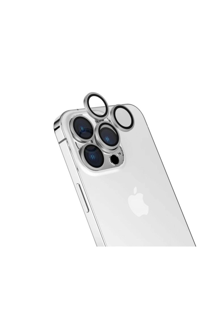 Apple iPhone 15 Pro Uyumlu Zore CL-15 Parmak İzi Bırakmayan Anti-Reflective Kamera Lens Koruyucu
