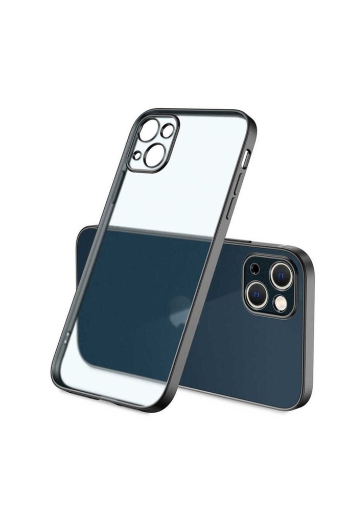 [RNZ-TA60297] Apple iPhone 13 Mini Uyumlu Kılıf Zore Mat Gbox Kapak (Siyah)