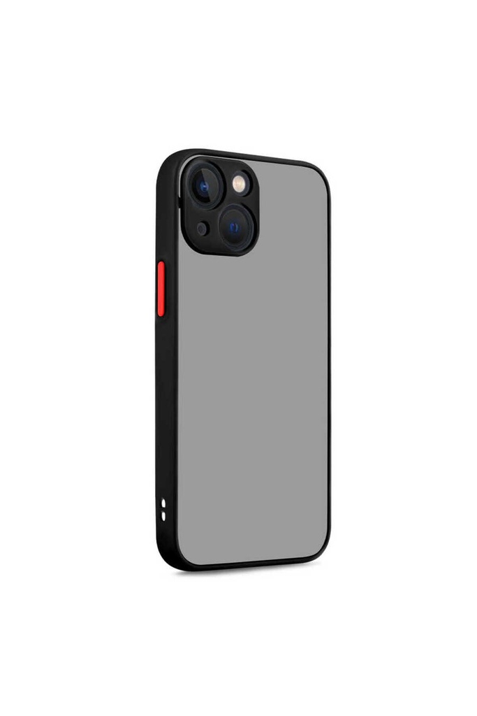 [RNZ-TA60328] Apple iPhone 13 Pro Max Uyumlu Kılıf Zore Hux Kapak (Siyah)
