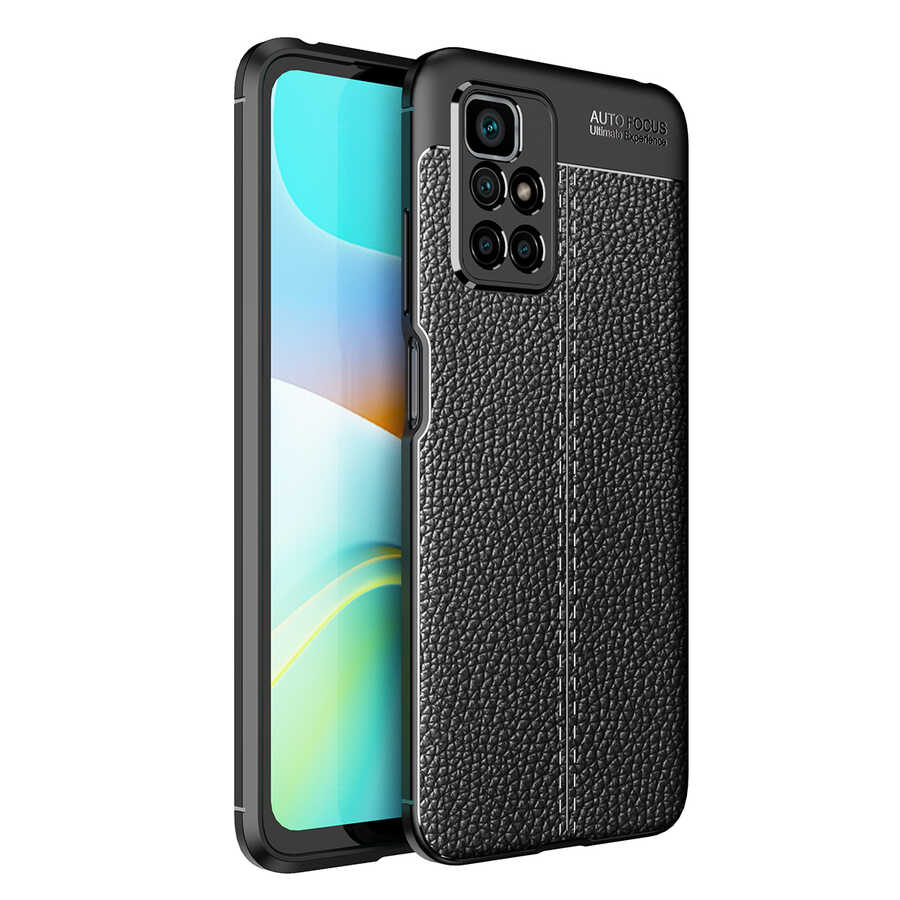 [RNZ-TA60337] Xiaomi Redmi 10 Uyumlu Kılıf Zore Niss Silikon Kapak (Siyah)