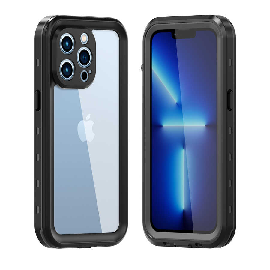 [RNZ-TA60365] Apple iPhone 13 Pro Uyumlu Kılıf 1-1 Su Geçirmez Kılıf