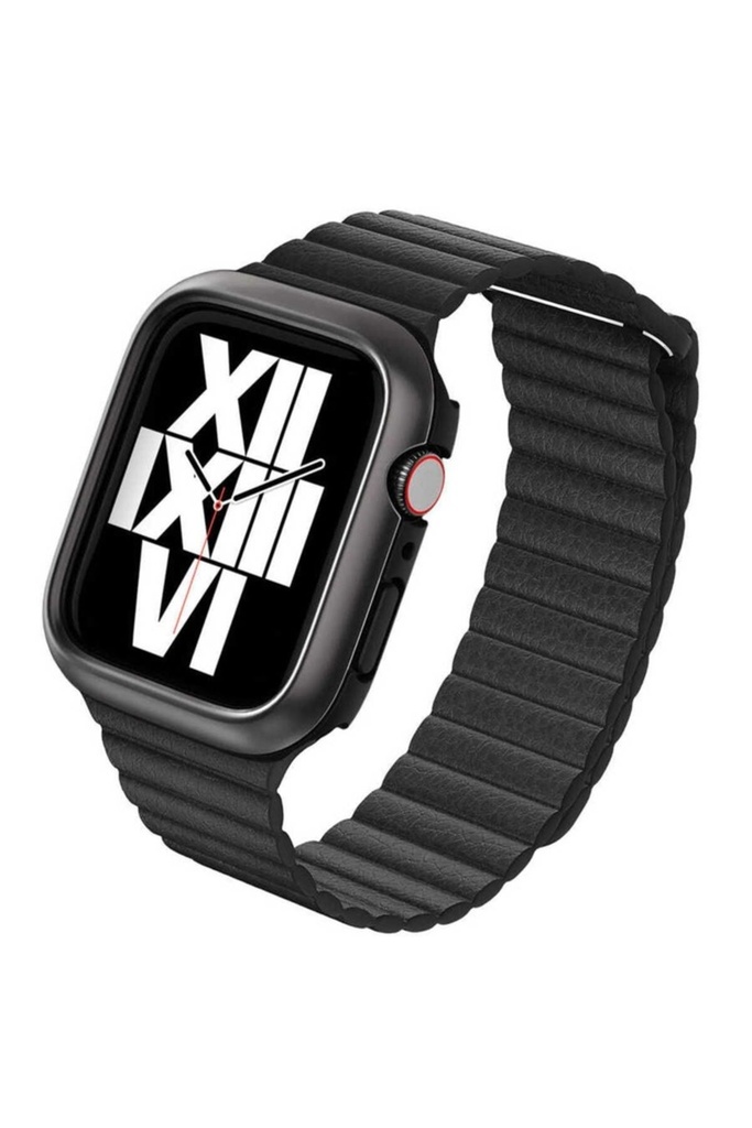 [RNZ-TA60446] Apple Watch 44mm Uyumlu Araree Amy Akıllı Saat Koruyucu (Siyah)