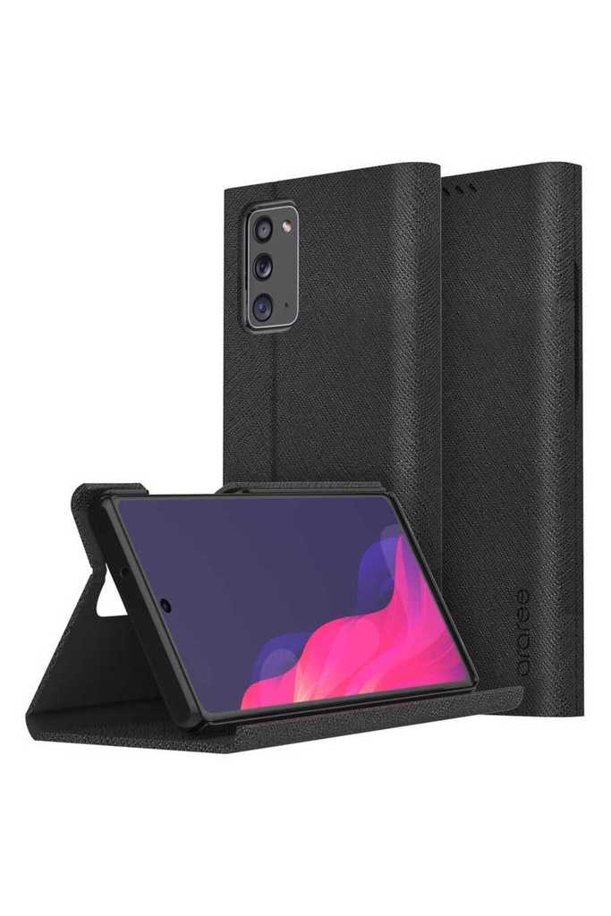 [RNZ-TA60545] Samsung Galaxy Note 20 Uyumlu Kılıf Araree Bonnet Kılıf (Siyah)