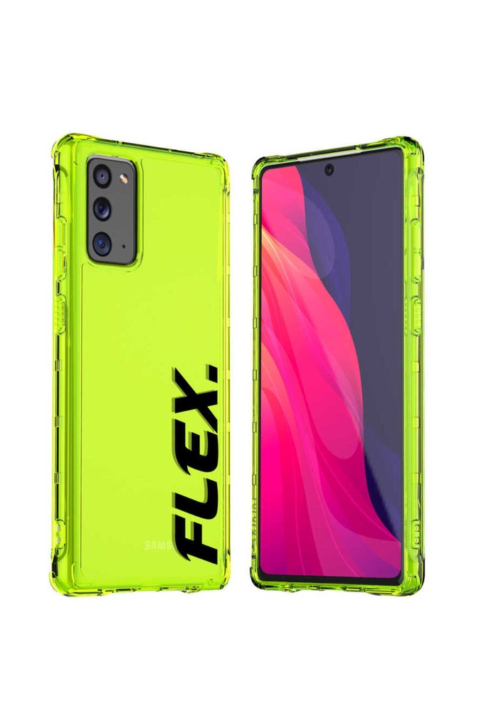 [RNZ-TA60550] Samsung Galaxy Note 20 Uyumlu Kılıf Araree Lettering Kapak (Sarı)
