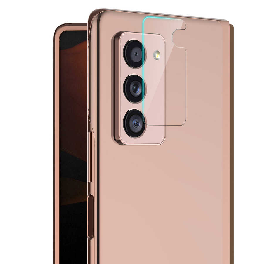 [RNZ-TA60607] Samsung Galaxy Z Fold 2 Uyumlu Araree C-Subcore Temperli Kamera Koruyucu