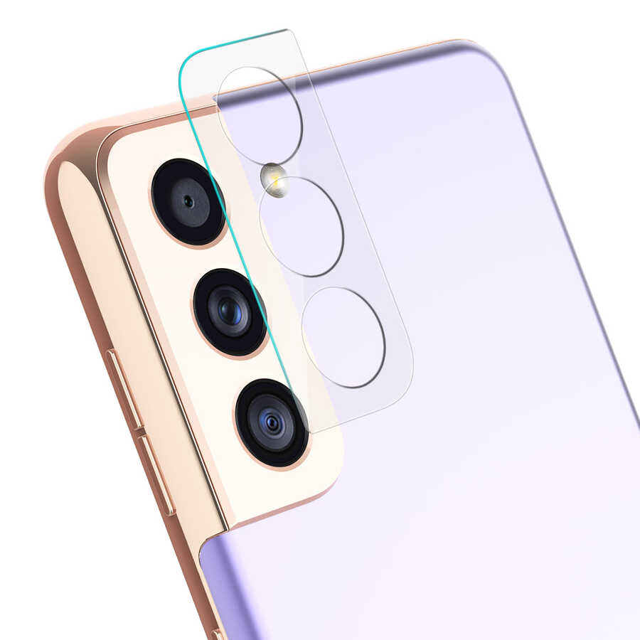[RNZ-TA60581] Samsung Galaxy S21 Uyumlu Araree C-Subcore Temperli Kamera Koruyucu