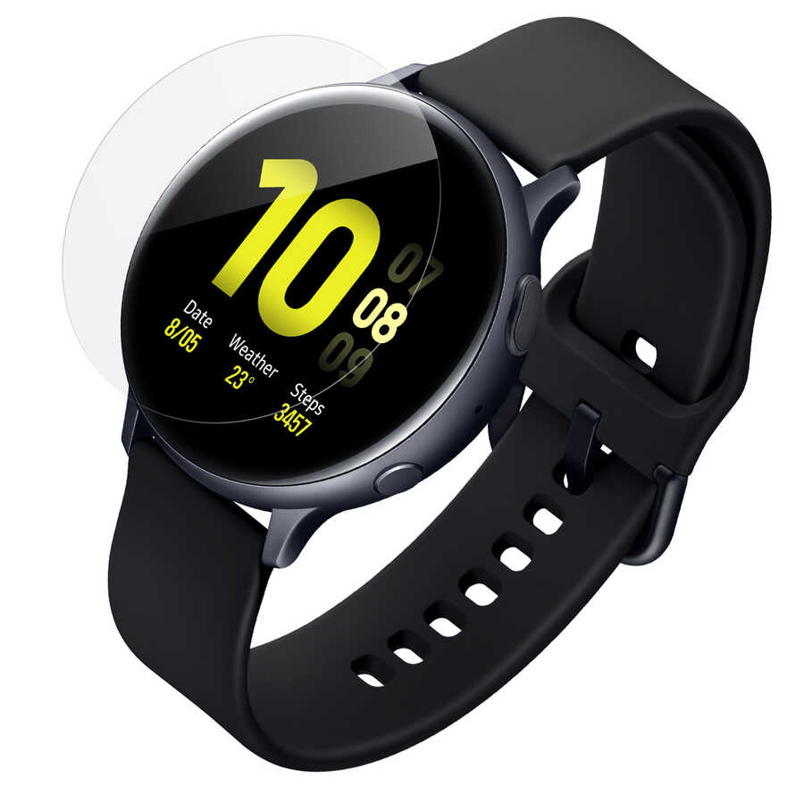 [RNZ-TA60665] Samsung Galaxy Watch Active 2 44mm Uyumlu Araree Pure Diamond Pet Ekran Koruyucu