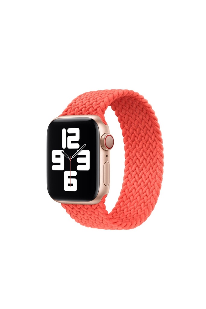 Apple Watch 42mm Uyumlu Kordon Hasır Örgü Esnek KRD-32 XSmall Kayış