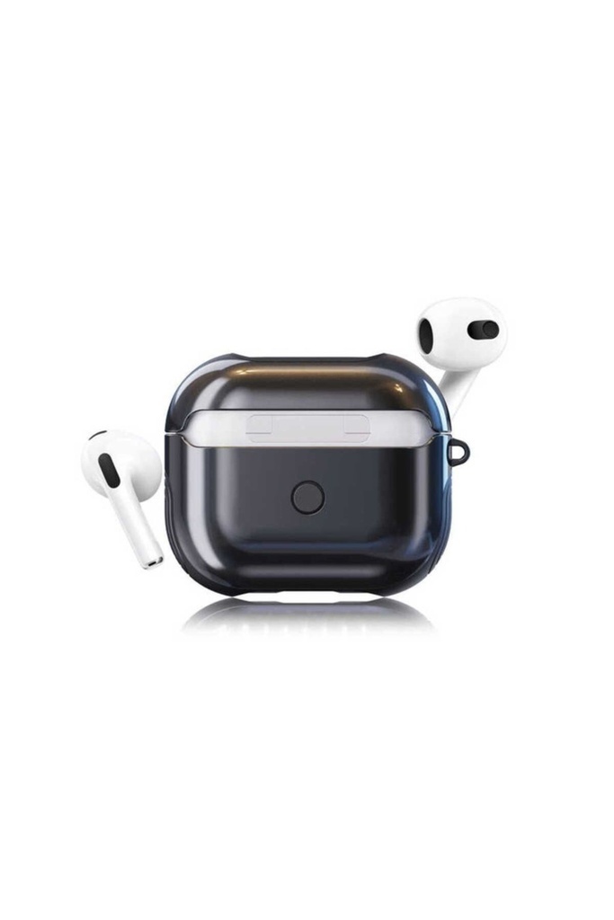 [RNZ-TA61279] Apple Airpods 3. Nesil Uyumlu Kılıf Zore Shockproof Silikon (Siyah)