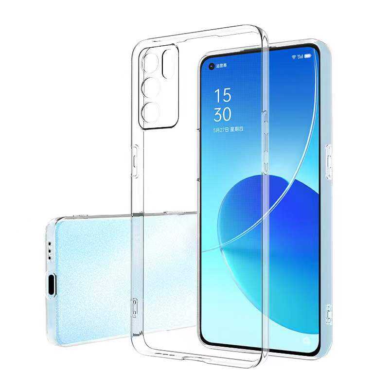 [RNZ-TA60744] Oppo Reno 6 4G Uyumlu Kılıf Zore Süper Silikon Kapak