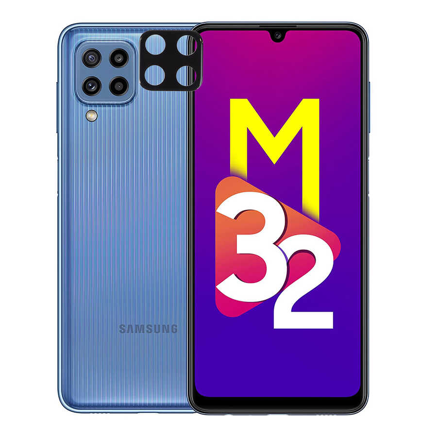 Samsung Galaxy M32 Uyumlu Zore 3D Kamera Camı