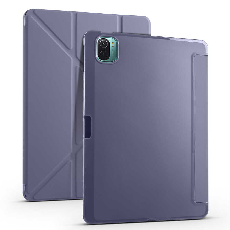 Xiaomi Mi Pad 5 Uyumlu Kılıf Zore Tri Folding Kalem Bölmeli Standlı Kılıf
