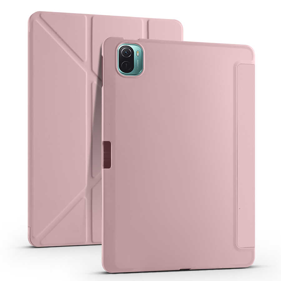 Xiaomi Mi Pad 5 Uyumlu Kılıf Zore Tri Folding Kalem Bölmeli Standlı Kılıf