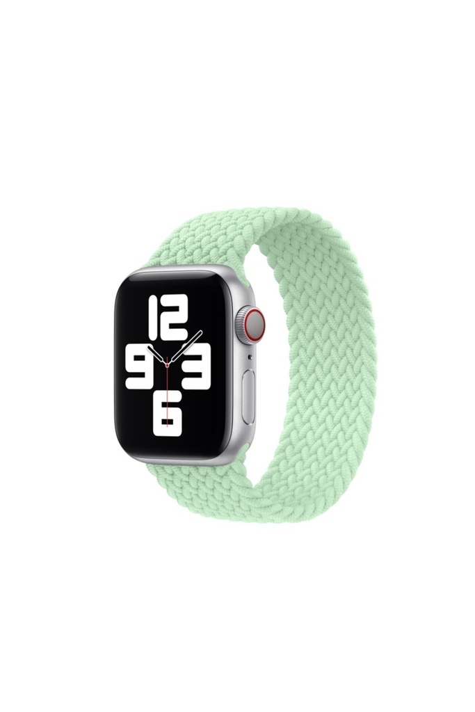 Apple Watch 44mm Uyumlu Kordon Hasır Örgü Esnek KRD-32 Large Kayış