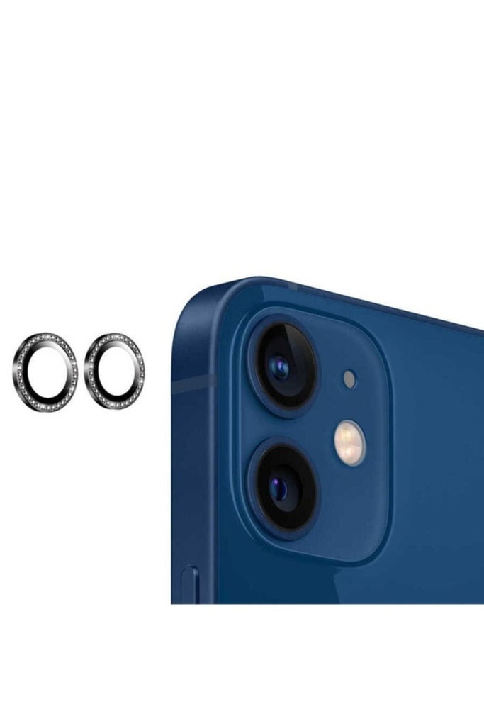 [RNZ-TA62915] Apple iPhone 11 Uyumlu Zore CL-06 Kamera Lens Koruyucu (Siyah)