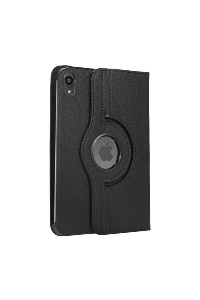 [RNZ-TA61189] Apple iPad Mini 2021 (6.Nesil) Uyumlu Zore Dönebilen Standlı Kılıf (Siyah)