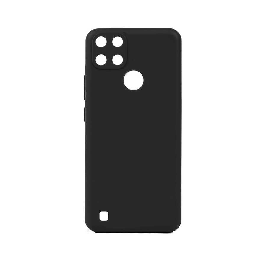 [RNZ-TA61406] Realme C21Y Uyumlu Kılıf Zore Biye Silikon (Siyah)