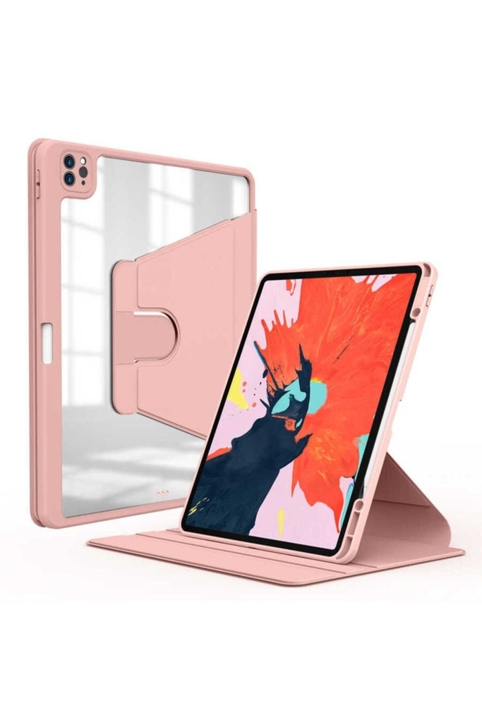 Apple iPad Pro 12.9 2020 (4.Nesil) Uyumlu Kılıf Zore Nayn Dönebilen Standlı Kılıf
