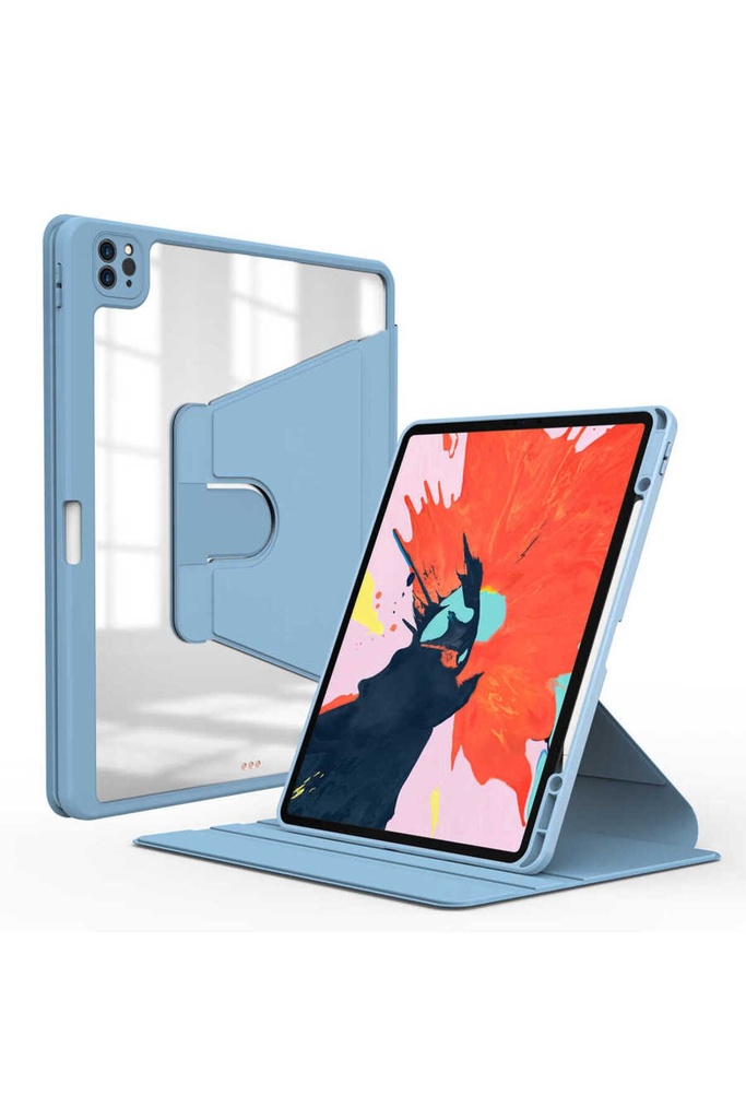 Apple iPad Pro 12.9 2020 (4.Nesil) Uyumlu Kılıf Zore Nayn Dönebilen Standlı Kılıf